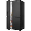 Hisense RS818N4TFC side-by-side refrigerator Freestanding 632 L Black, Stainless steel