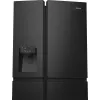 Hisense RS818N4TFC side-by-side refrigerator Freestanding 632 L Black, Stainless steel