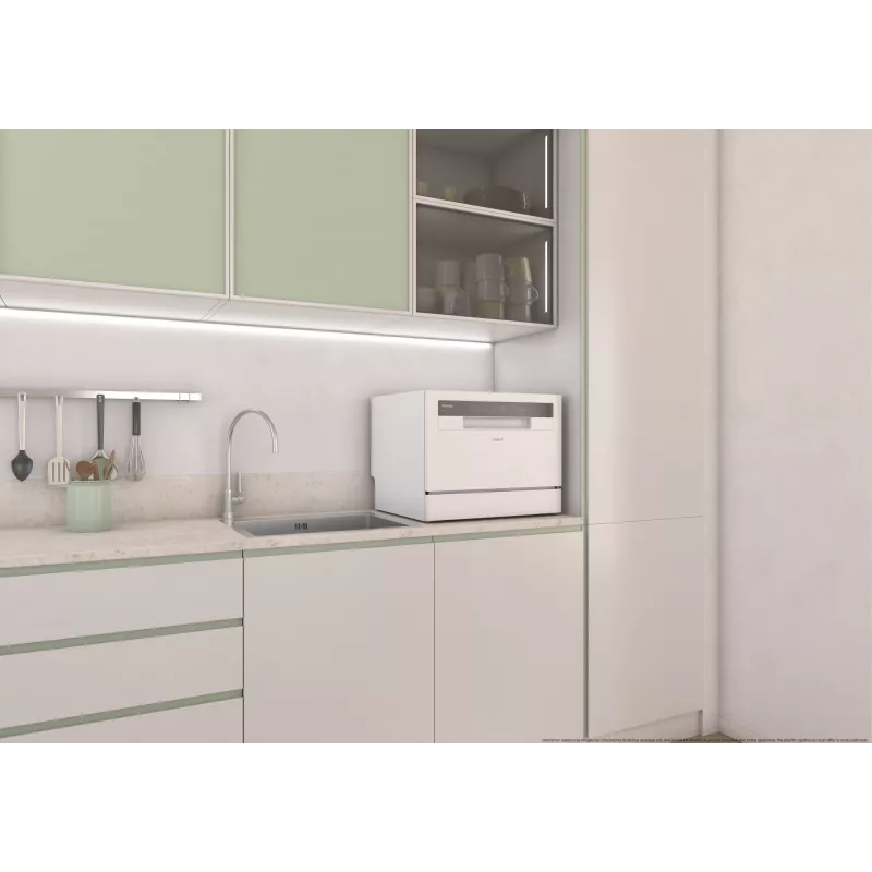 Candy RapidÓ CP 6E51LW Freestanding 6 place settings