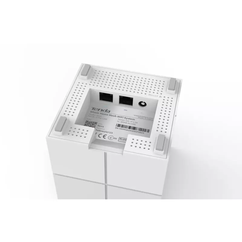 Tabletop router Tenda MW6 Dual-band 2.4 GHz 5 GHz Wi-Fi 5