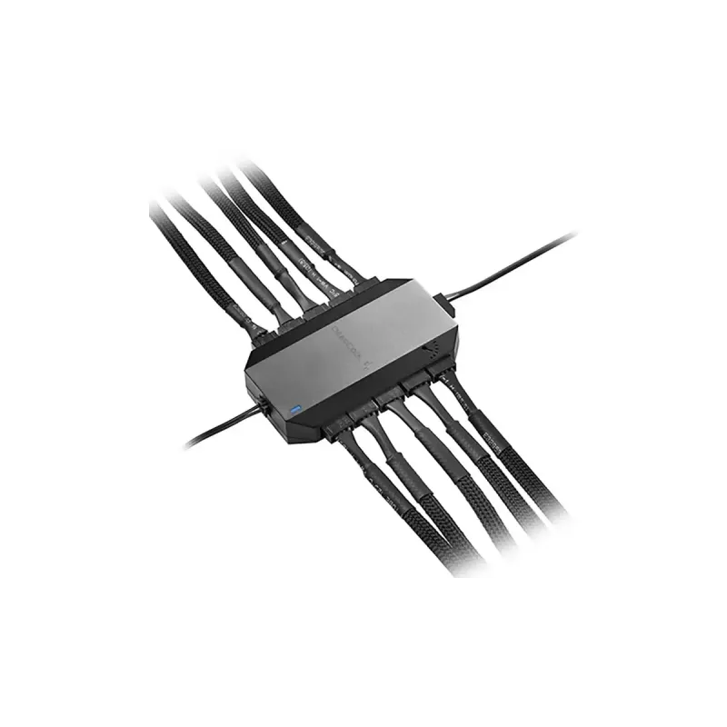 Fan controller DeepCool FH-10, 4-pin fan connector, black, 80×46×15 mm