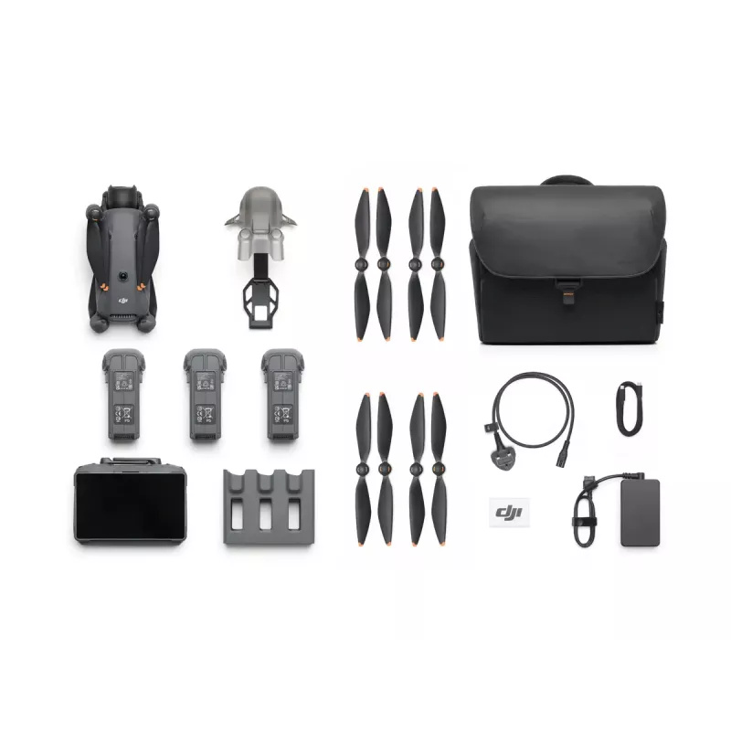 Drone DJI Mavic 4 Pro Quadcopter — 100 MP camera, 12288×8192 px, 6654 mAh battery, 41000 m range, 27 m/s, 1.063 kg, grey