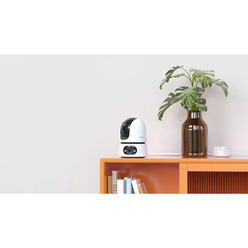 IP security camera IMOU Ranger Dual Pro 6MP — Indoor desk, 2304×1296, 3.6mm, 8× digital zoom, 91°×47° viewing angles