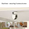 IP security camera IMOU Ranger Dual Pro 6MP — Indoor desk, 2304×1296, 3.6mm, 8× digital zoom, 91°×47° viewing angles
