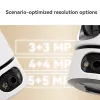 IP security camera IMOU Ranger Dual Pro 6MP — Indoor desk, 2304×1296, 3.6mm, 8× digital zoom, 91°×47° viewing angles