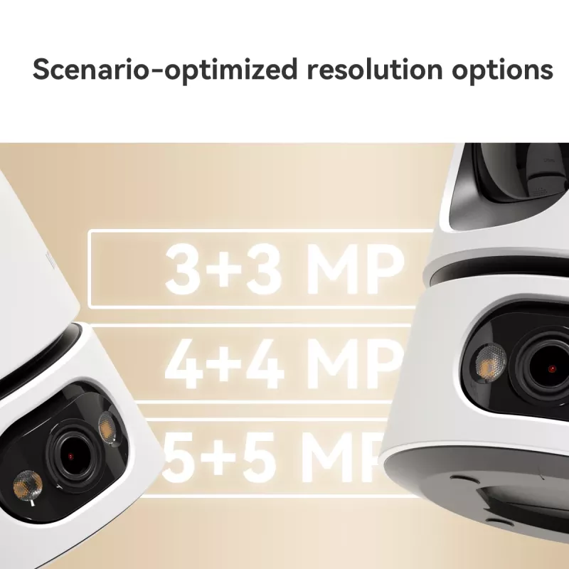 IP security camera IMOU Ranger Dual Pro 6MP — Indoor desk, 2304×1296, 3.6mm, 8× digital zoom, 91°×47° viewing angles