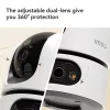 IP security camera IMOU Ranger Dual Pro 6MP — Indoor desk, 2304×1296, 3.6mm, 8× digital zoom, 91°×47° viewing angles