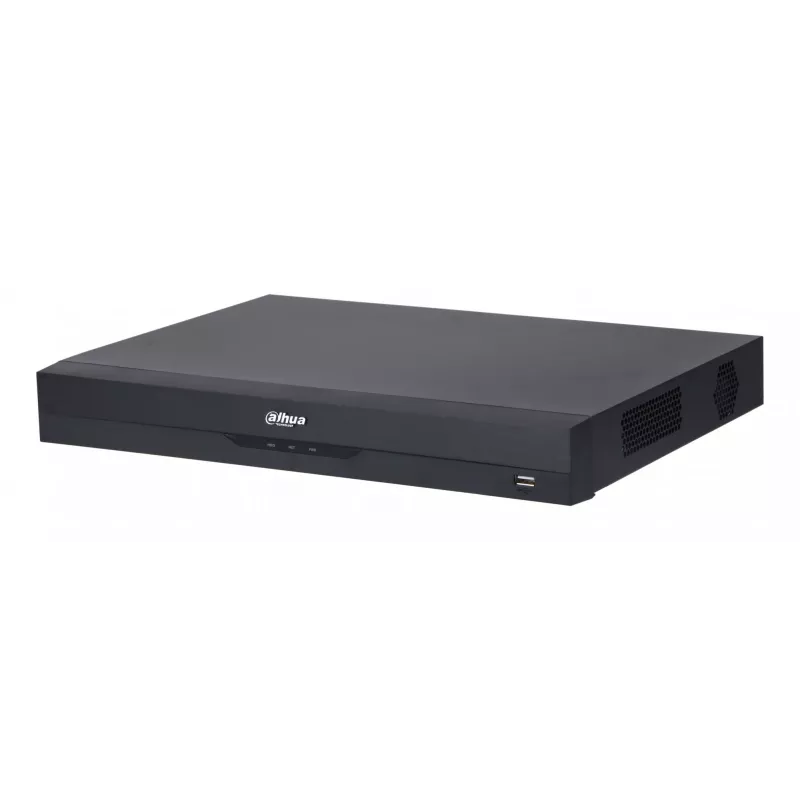 Dahua 32-channel Penta-brid 5MP/1080P 1U DVR XVR5232AN-I3/T, 2×SATA, WizSense, Black