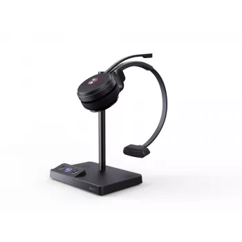 Yealink WH62 Mono Teams Headset, Wireless, Office/Call center, 20 - 20000 Hz, 80 g, Headset, Black