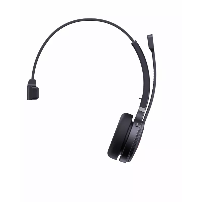 Yealink WH62 Mono Teams Headset, Wireless, Office/Call center, 20 - 20000 Hz, 80 g, Headset, Black
