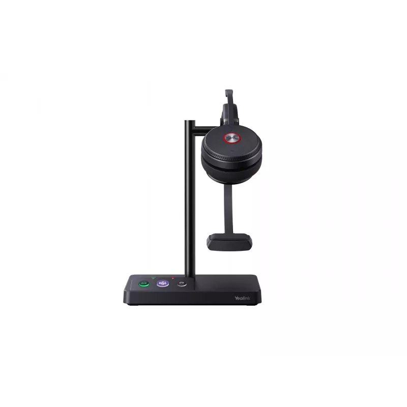 Yealink WH62 Mono Teams Headset, Wireless, Office/Call center, 20 - 20000 Hz, 80 g, Headset, Black