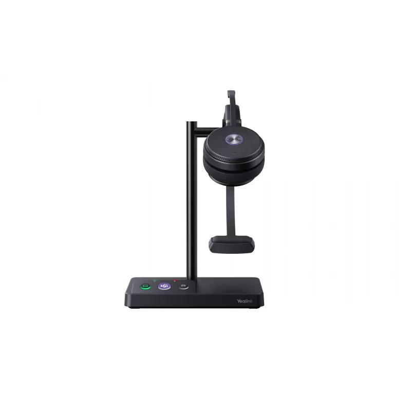 Yealink WH62 Mono Teams Headset, Wireless, Office/Call center, 20 - 20000 Hz, 80 g, Headset, Black