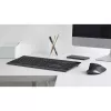 Keyboard Mouse Rapoo 9900m Office QWERTZ Black