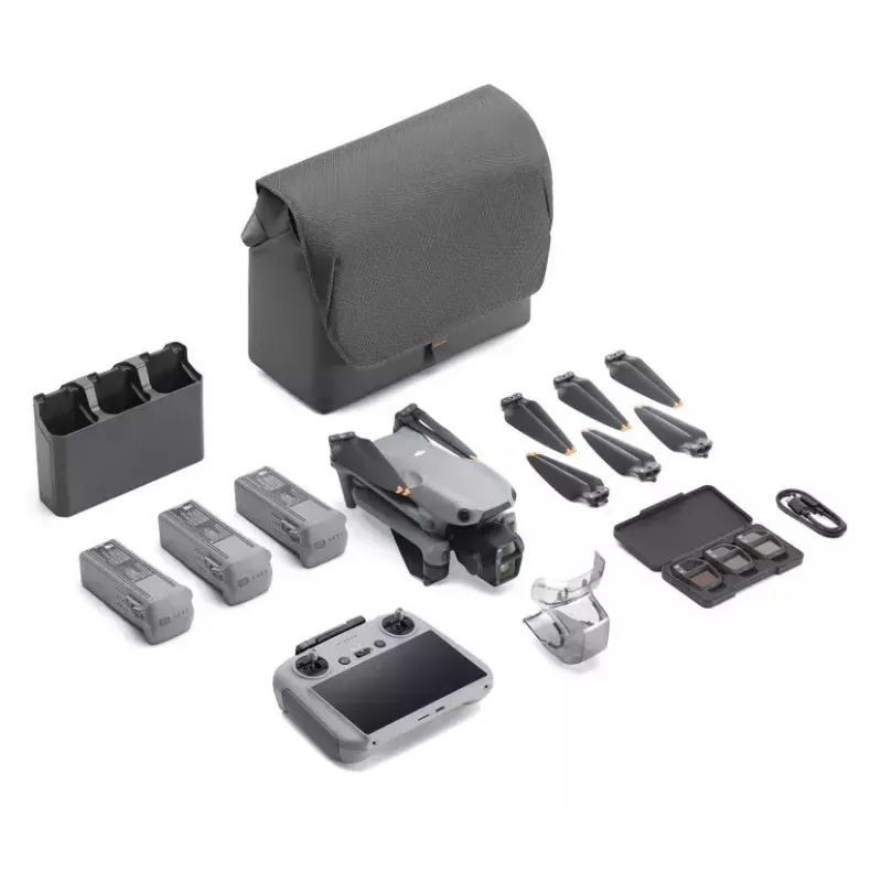 Quadcopter DJI Air 3s Fly More Combo — 50 MP camera, 4K 3840×2160, 27 m/s, 32,000 m range, 4276 mAh battery