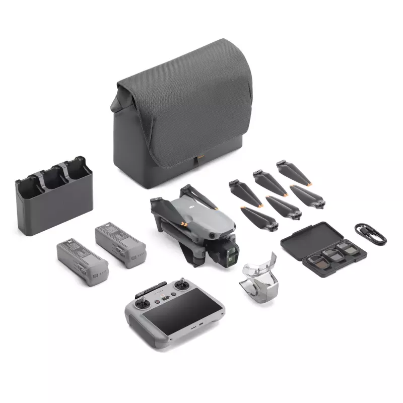 Quadcopter DJI Air 3s Fly More Combo — 50 MP camera, 4K 3840×2160, 27 m/s, 32,000 m range, 4276 mAh battery