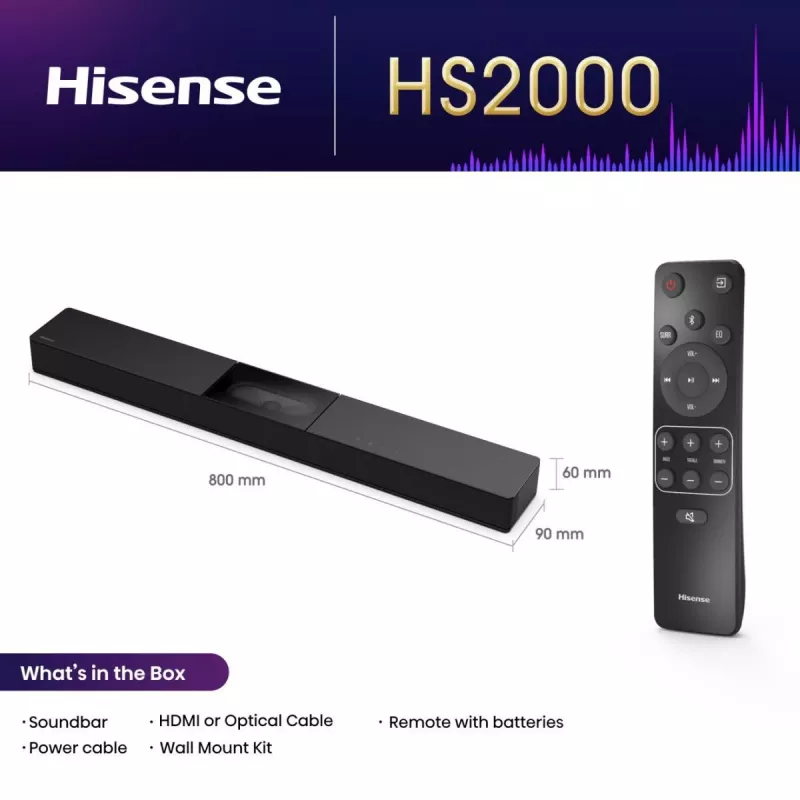 Hisense HS2000 2.1 channels 240 W