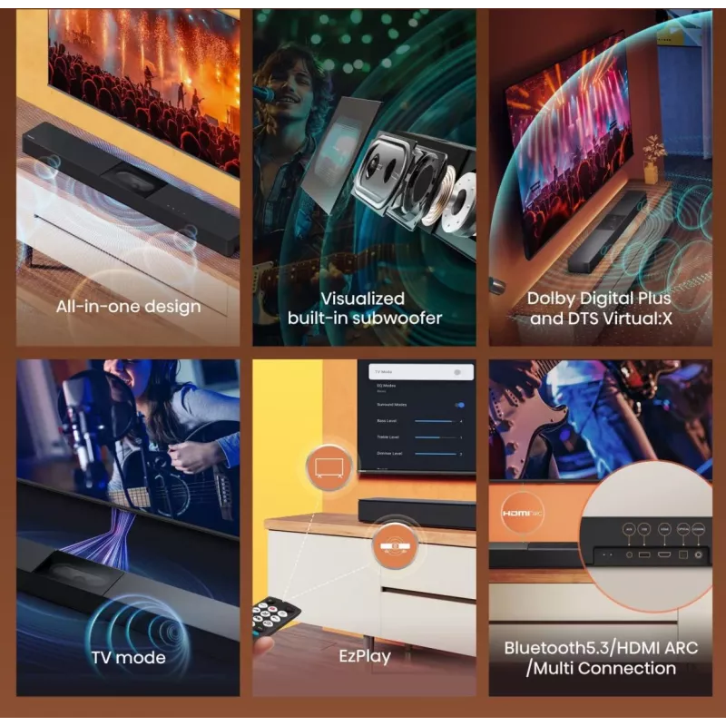 Hisense HS2000 2.1 channels 240 W