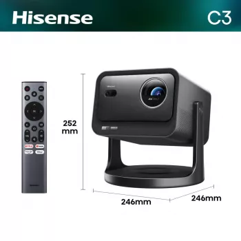 Projector HISENSE C3 4K Trichroma Laser Beamer 2,500 ANSI-lumen, model 20017736