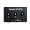 Audio interface M-Audio M-Track Solo — USB 16-bit/48 kHz, 1-in/1-out, XLR/TRS combo & instrument input, 48V phantom, headphone out