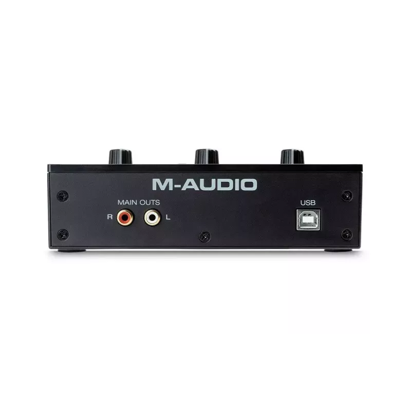 Audio interface M-Audio M-Track Solo — USB 16-bit/48 kHz, 1-in/1-out, XLR/TRS combo & instrument input, 48V phantom, headphone out
