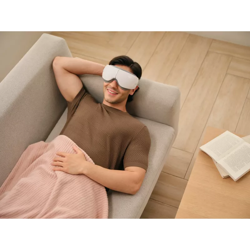 Eye Massage Device SKG ES500, White — Compression, Heat, 10 W, Built-in Battery, 270 g