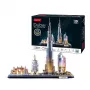 3D Puzzle CubicFun City Line Dubai LED, 182 pieces, 532×48 mm, age 10+