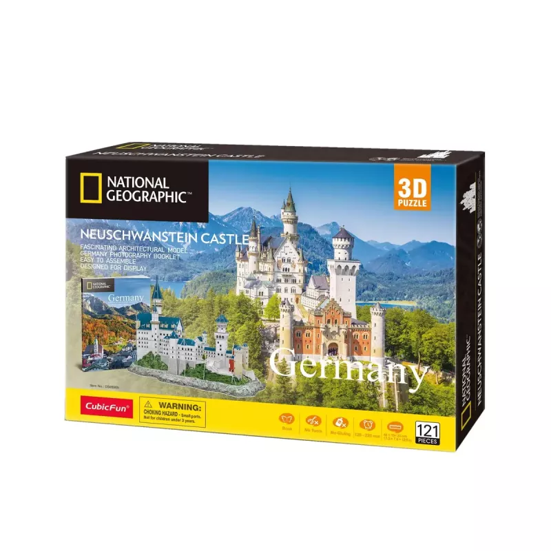 3D Puzzle CubicFun Neuschwanstein Castle