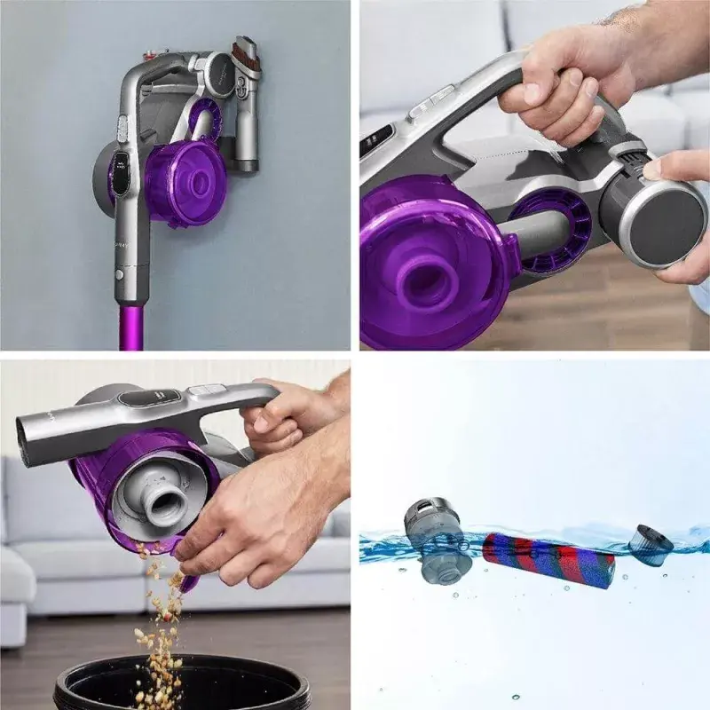 Stick vacuum Jimmy JV85 Pro 2-in-1 cordless, 600 W motor, 25,000 Pa suction, HEPA filtration, bagless