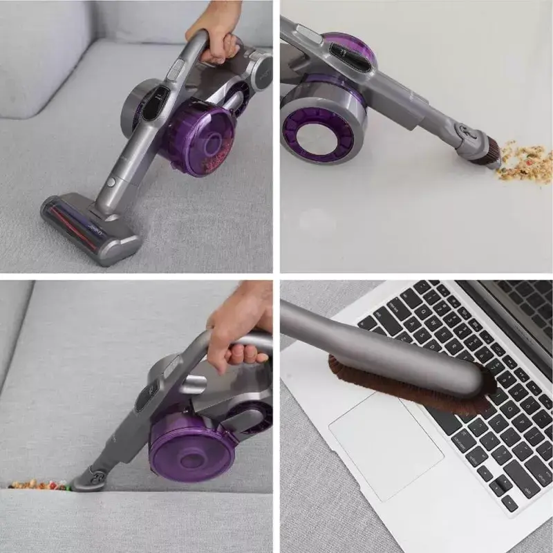Stick vacuum Jimmy JV85 Pro 2-in-1 cordless, 600 W motor, 25,000 Pa suction, HEPA filtration, bagless