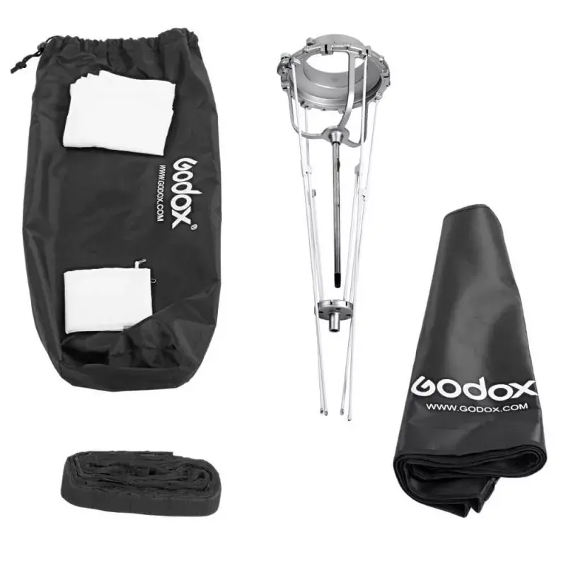 Softbox Godox SB-GUE120 Black 120 cm Nylon with Diffusers and Grid