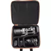 Camera body case Godox CB-12 for AD600Pro, flannel/nylon, black and orange, with shoulder strap