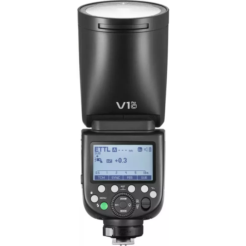 Camcorder flash Godox V1Pro Black 1.5s recycling time