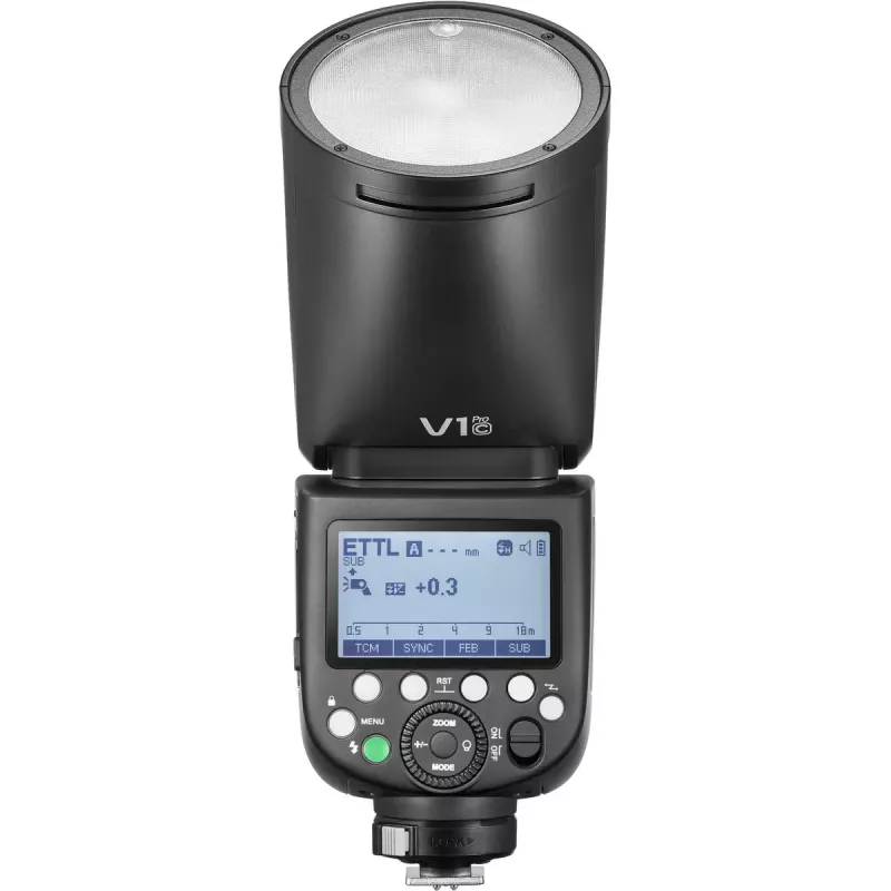 Camcorder flash Godox V1Pro Black 1.5s recycling time