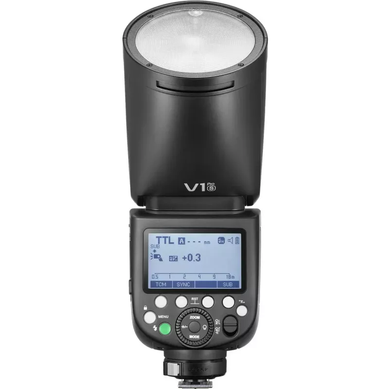 Camcorder flash Godox V1Pro 1.5s recycle time Battery powered Sony compatible
