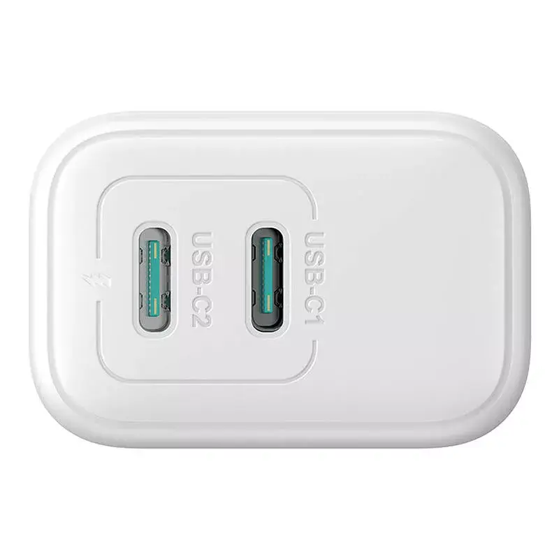 Power charger Joyroom JR-TCF12 dual-port 20W (USB-C x2) white