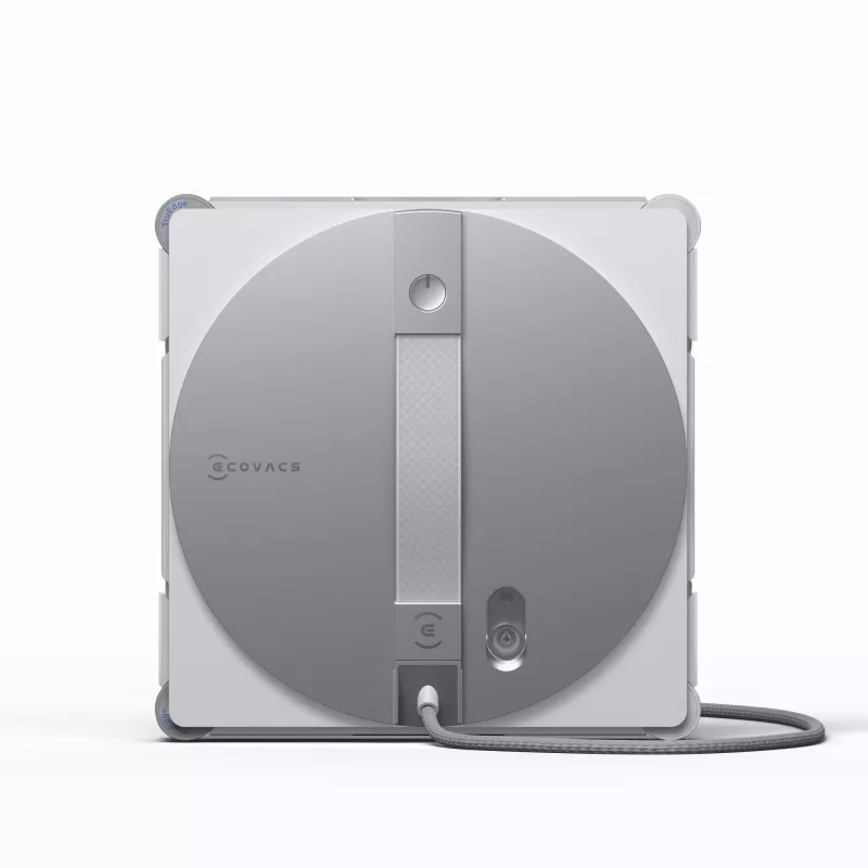 Window cleaning robot Ecovacs WINBOT W3 OMNI, battery 4500 mAh, 270×270×76 mm, silver/white