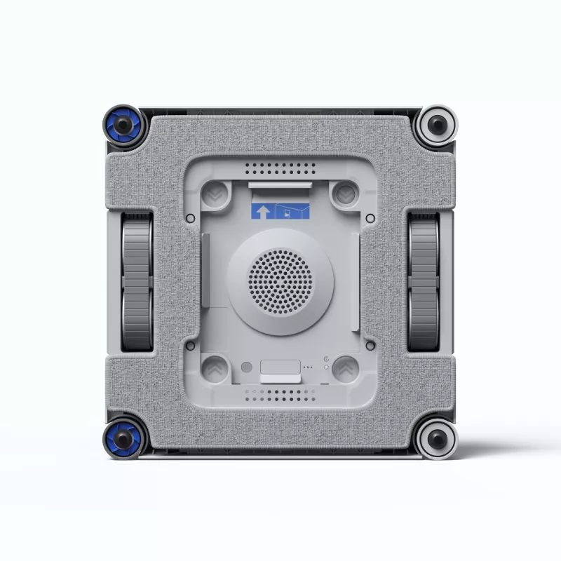 Window cleaning robot Ecovacs WINBOT W3 OMNI, battery 4500 mAh, 270×270×76 mm, silver/white