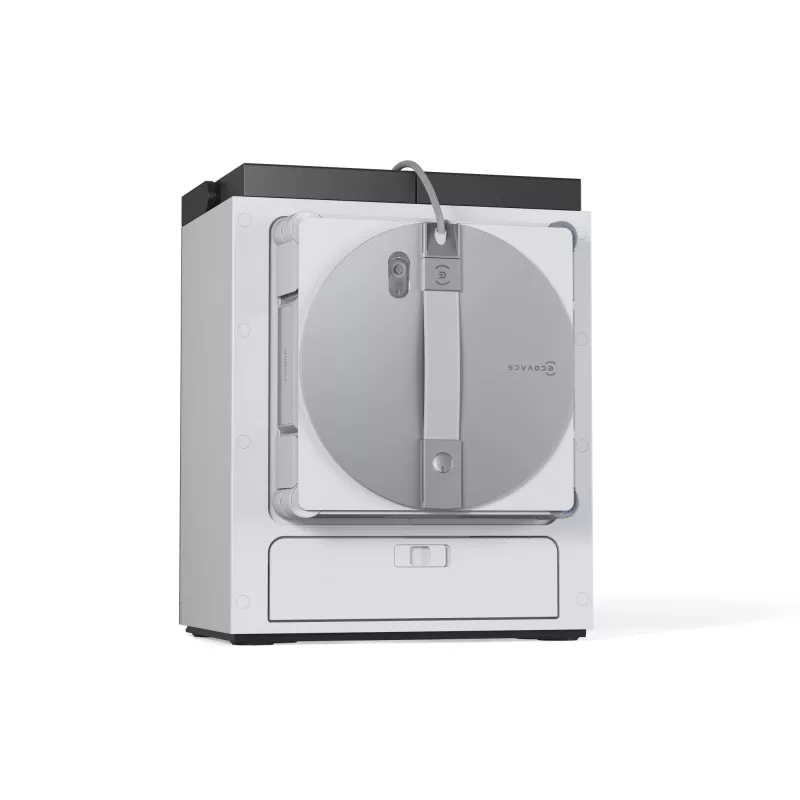Window cleaning robot Ecovacs WINBOT W3 OMNI, battery 4500 mAh, 270×270×76 mm, silver/white