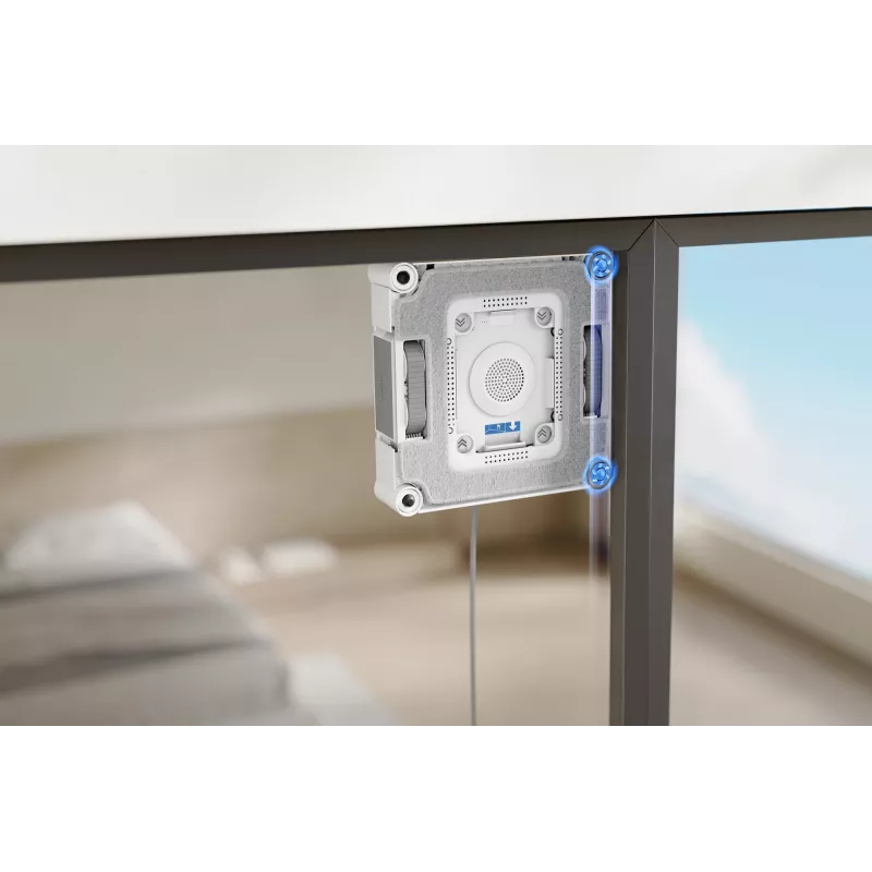 Window cleaning robot Ecovacs WINBOT W3 OMNI, battery 4500 mAh, 270×270×76 mm, silver/white