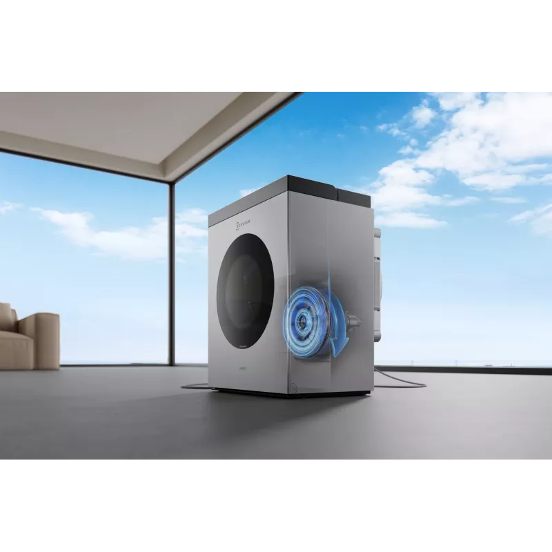 Window cleaning robot Ecovacs WINBOT W3 OMNI, battery 4500 mAh, 270×270×76 mm, silver/white