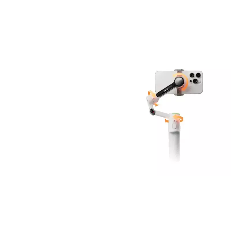 Smartphone camera stabilizer Insta360 Flow 2 Pro Creator Bundle 360° rotation