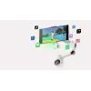 Smartphone camera stabilizer Insta360 Flow 2 Pro Creator Bundle 360° rotation