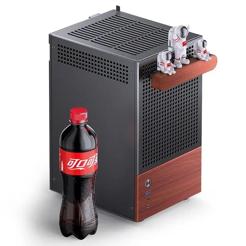 PC Case Jonsbo T6, Mini-Tower, Mini-ITX, Black