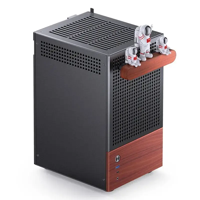 PC Case Jonsbo T6, Mini-Tower, Mini-ITX, Black
