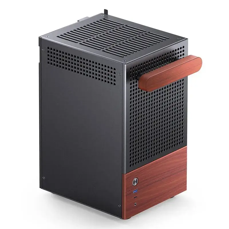 PC Case Jonsbo T6, Mini-Tower, Mini-ITX, Black