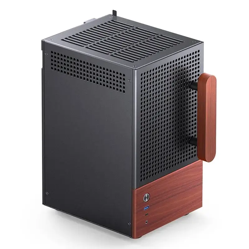 PC Case Jonsbo T6, Mini-Tower, Mini-ITX, Black
