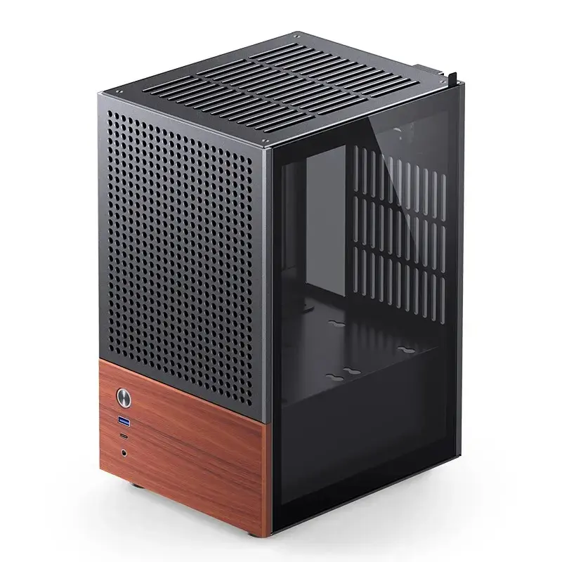 PC Case Jonsbo T6, Mini-Tower, Mini-ITX, Black
