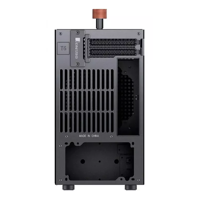 PC Case Jonsbo T6, Mini-Tower, Mini-ITX, Black