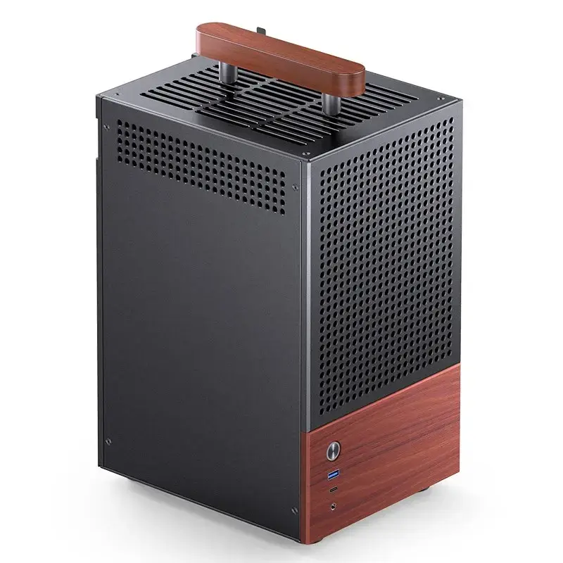 PC Case Jonsbo T6, Mini-Tower, Mini-ITX, Black