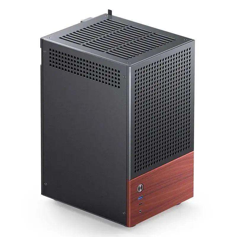PC Case Jonsbo T6, Mini-Tower, Mini-ITX, Black